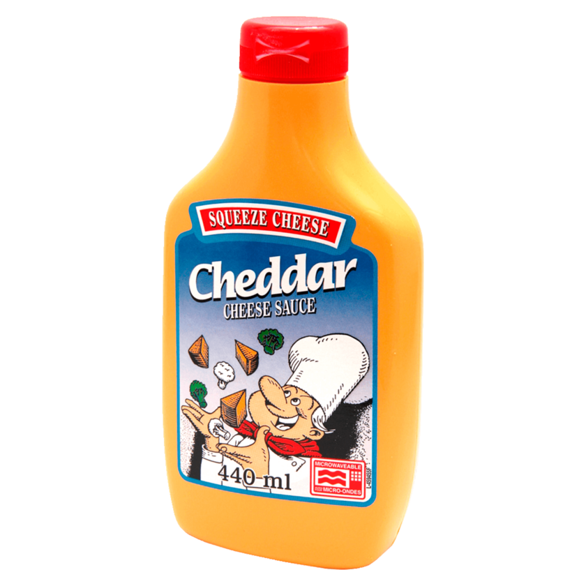 Squeeze Cheese Cheddar Cheese Sauce 439g